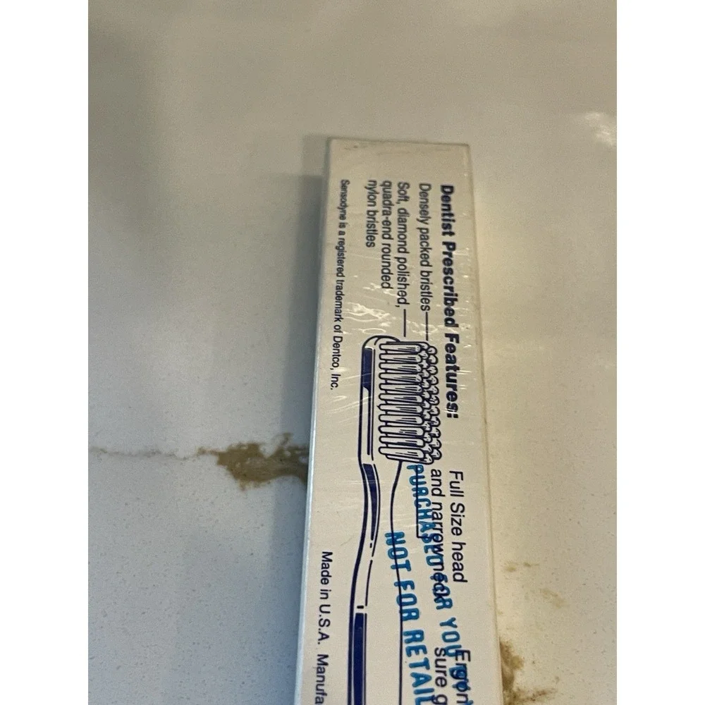 Vintage Sensodyne‎ Pycopay Softex Toothbrush 3 Row Adult Gum Stimulator Sealed
